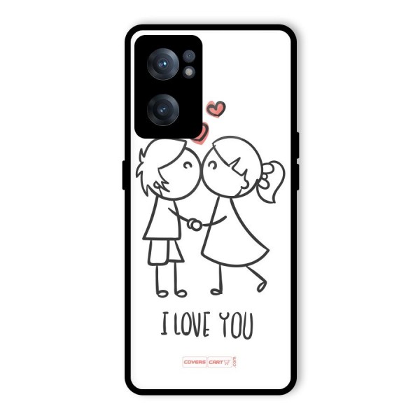I Love You Glass Back Case for OnePlus Nord CE 2 5G
