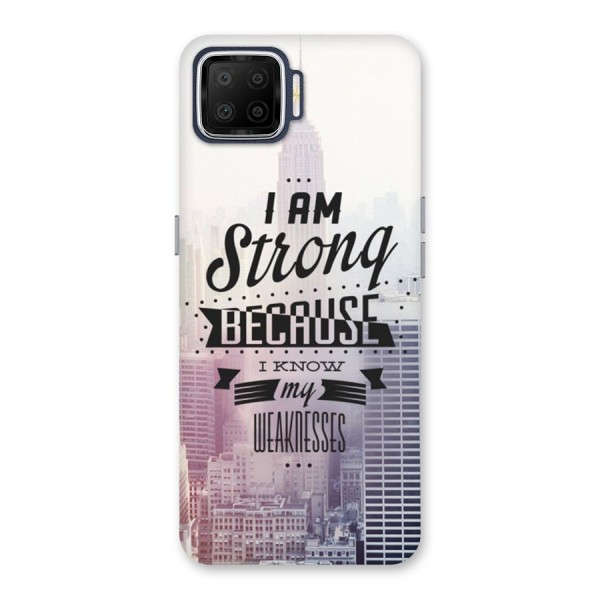 I am Strong Back Case for Oppo F17