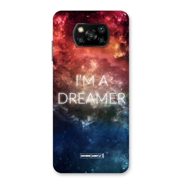 I am a Dreamer Back Case for Poco X3