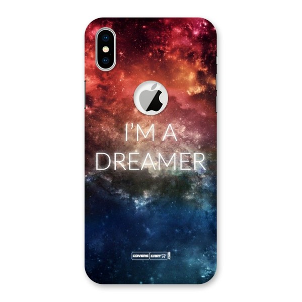I am a Dreamer Back Case for iPhone X Logo Cut