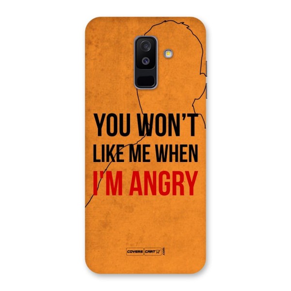 I m Angry Back Case for Galaxy A6 Plus