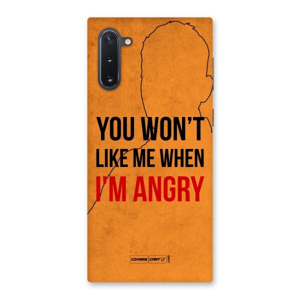 I m Angry Back Case for Galaxy Note 10