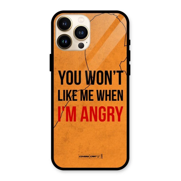 I m Angry Glass Back Case for iPhone 13 Pro Max