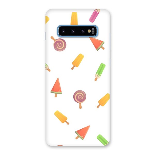 Ice Cream Colors Back Case for Galaxy S10 Plus