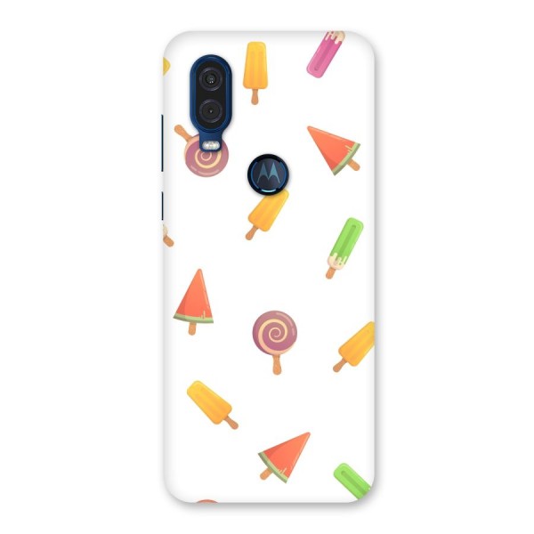 Ice Cream Colors Back Case for Motorola One Vision