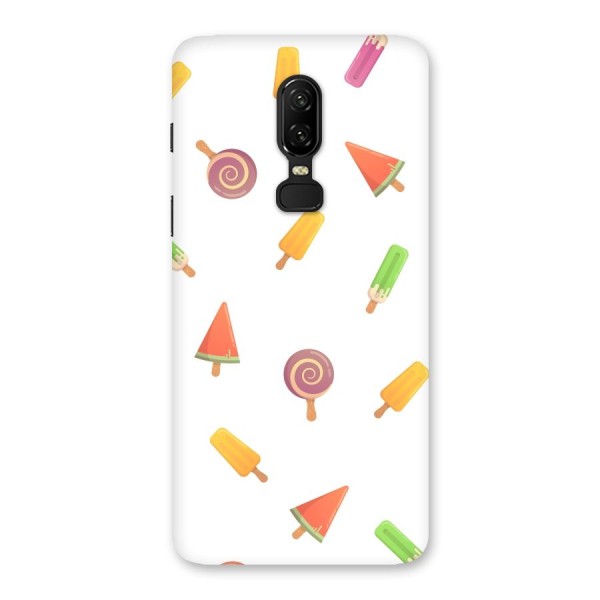Ice Cream Colors Back Case for OnePlus 6