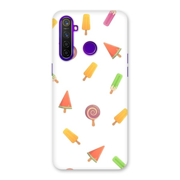Ice Cream Colors Back Case for Realme 5 Pro