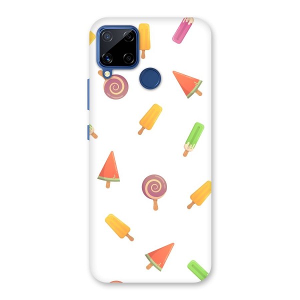Ice Cream Colors Back Case for Realme Narzo 30A
