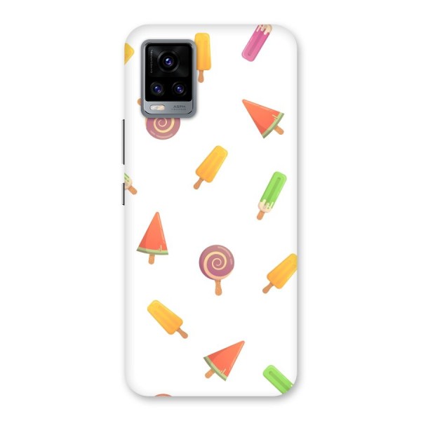 Ice Cream Colors Back Case for Vivo V20
