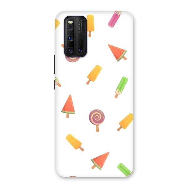 Ice Cream Colors Back Case for Vivo iQOO 3