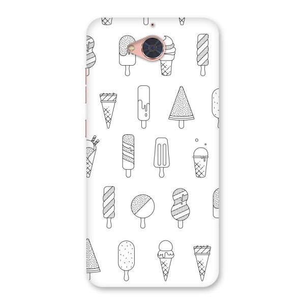 Ice Cream Lines Back Case for Gionee S6 Pro