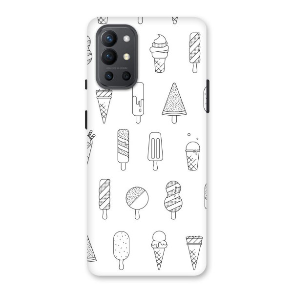 Ice Cream Lines Back Case for OnePlus 9R