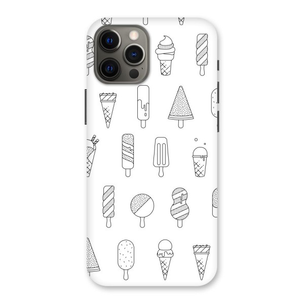 Ice Cream Lines Back Case for iPhone 12 Pro Max