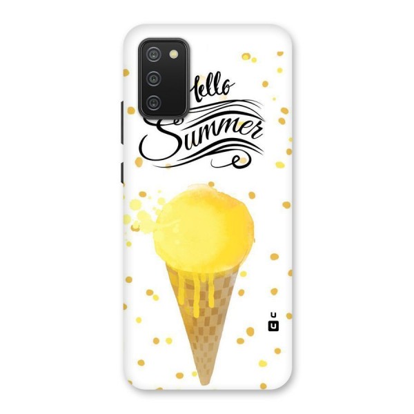 Ice Cream Summer Back Case for Galaxy F02s