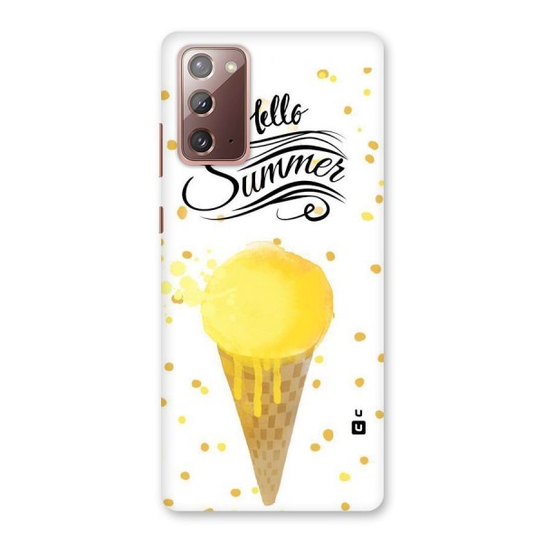 Ice Cream Summer Back Case for Galaxy Note 20