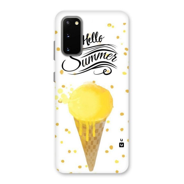 Ice Cream Summer Back Case for Galaxy S20