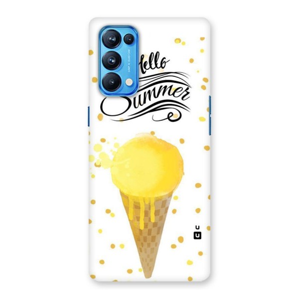 Ice Cream Summer Back Case for Oppo Reno5 Pro 5G