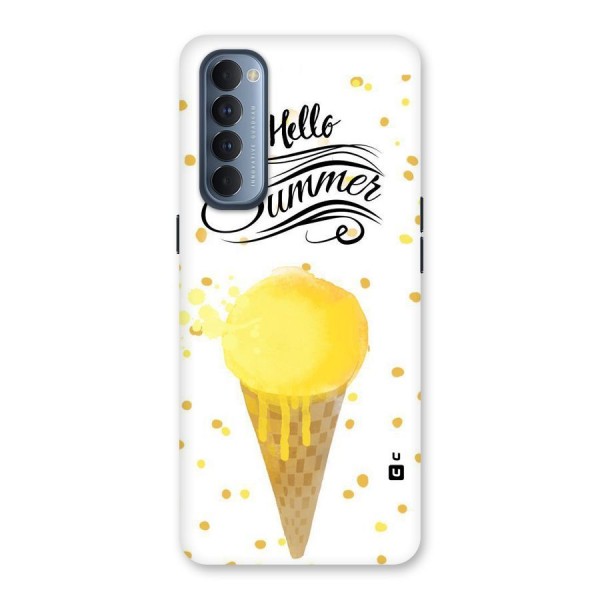 Ice Cream Summer Back Case for Reno4 Pro