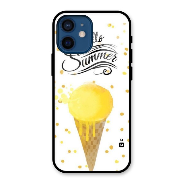 Ice Cream Summer Glass Back Case for iPhone 12 Mini