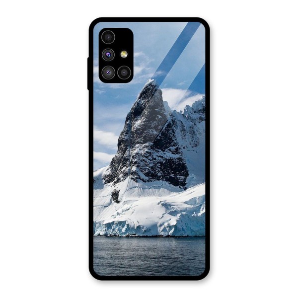 Ice Mountains Glass Back Case for Galaxy M51