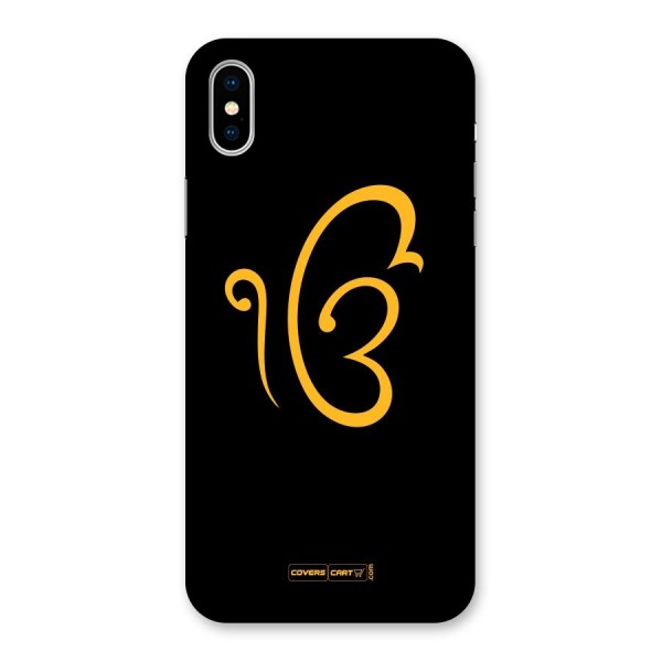 Ik Onkar Back Case for iPhone XS