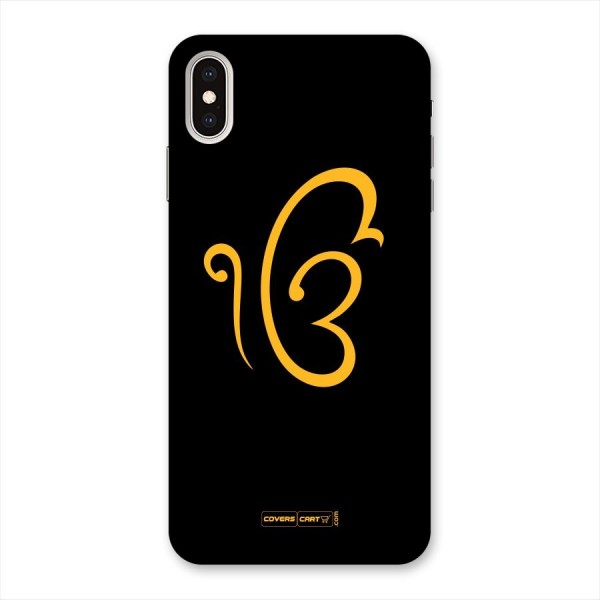 Ik Onkar Back Case for iPhone XS Max