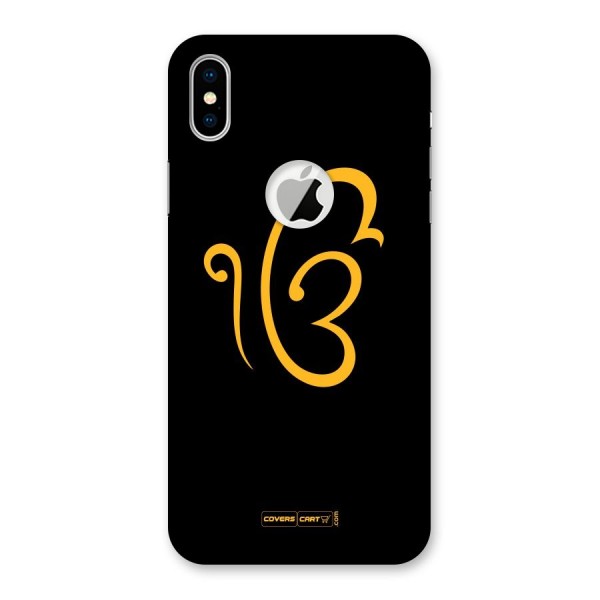 Ik Onkar Back Case for iPhone X Logo Cut