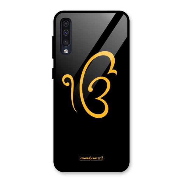 Ik Onkar Glass Back Case for Galaxy A50