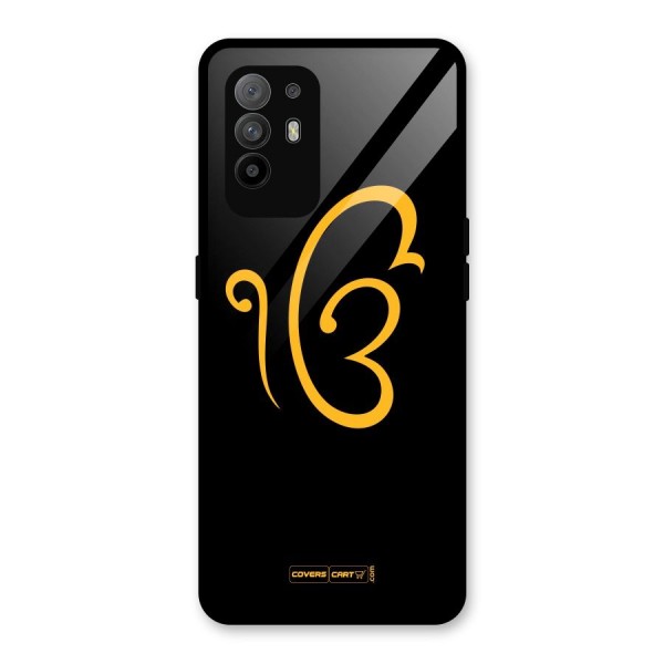 Ik Onkar Glass Back Case for Oppo F19 Pro Plus 5G
