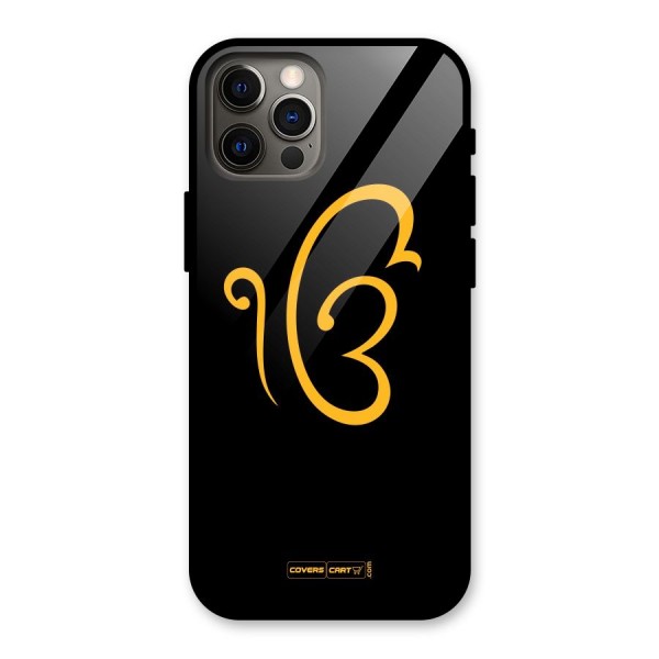Ik Onkar Glass Back Case for iPhone 12 Pro