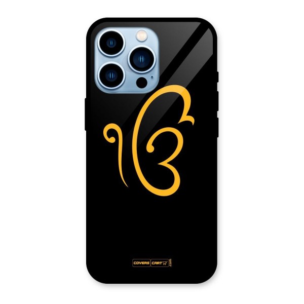Ik Onkar Glass Back Case for iPhone 13 Pro