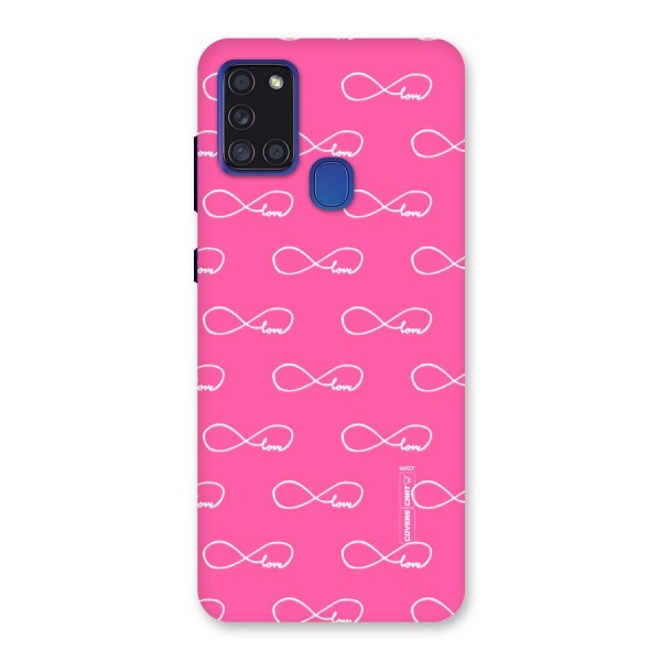 Infinity Love Back Case for Galaxy A21s
