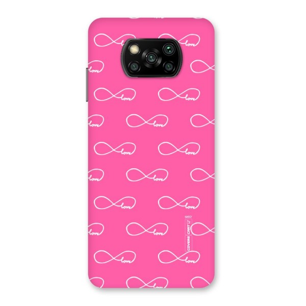 Infinity Love Back Case for Poco X3