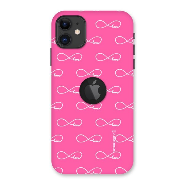 Infinity Love Back Case for iPhone 11 Logo Cut