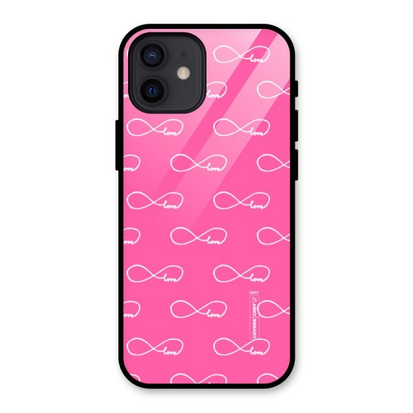 Infinity Love Glass Back Case for iPhone 12