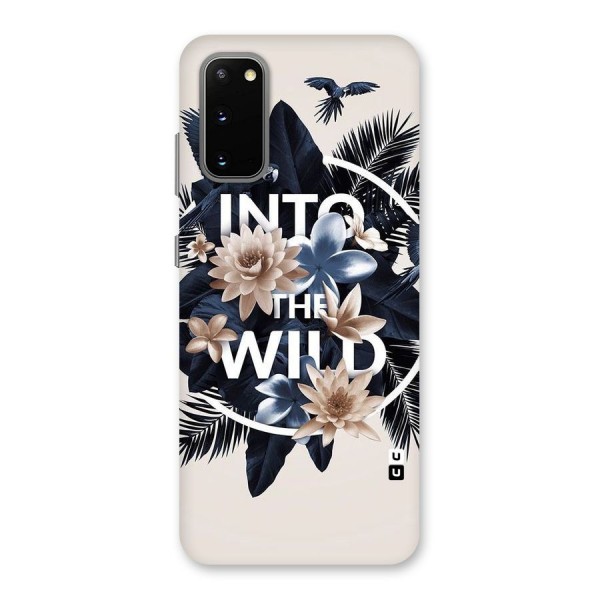 Into The Wild Blue Back Case for Galaxy S20