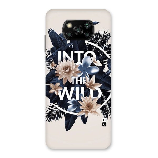 Into The Wild Blue Back Case for Poco X3