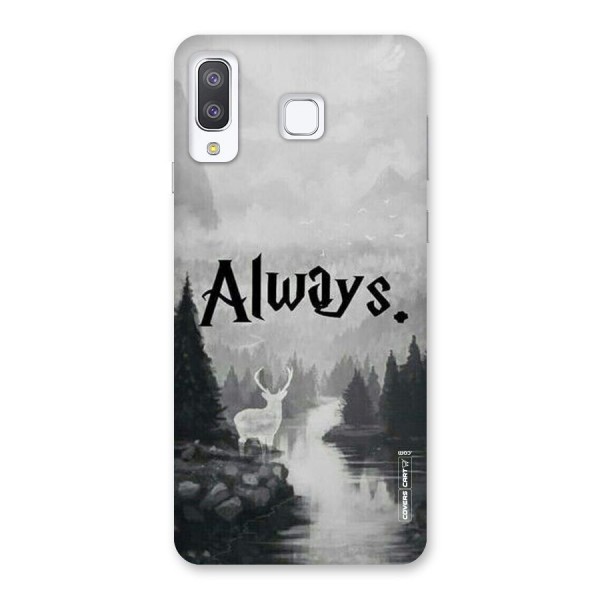 Invisible Deer Back Case for Galaxy A8 Star