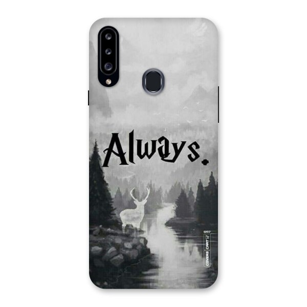 Invisible Deer Back Case for Samsung Galaxy A20s