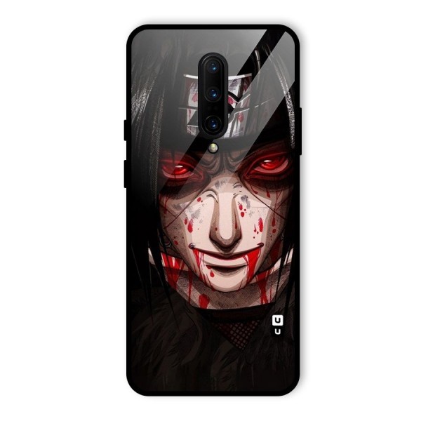 Itachi Uchiha Red Eyes Glass Back Case for OnePlus 7 Pro