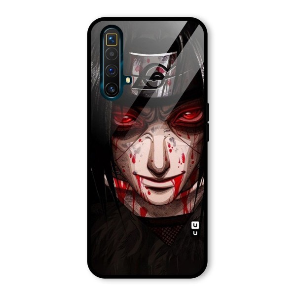 Itachi Uchiha Red Eyes Glass Back Case for Realme X3 SuperZoom