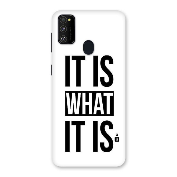 Itis What Itis Back Case for Galaxy M21
