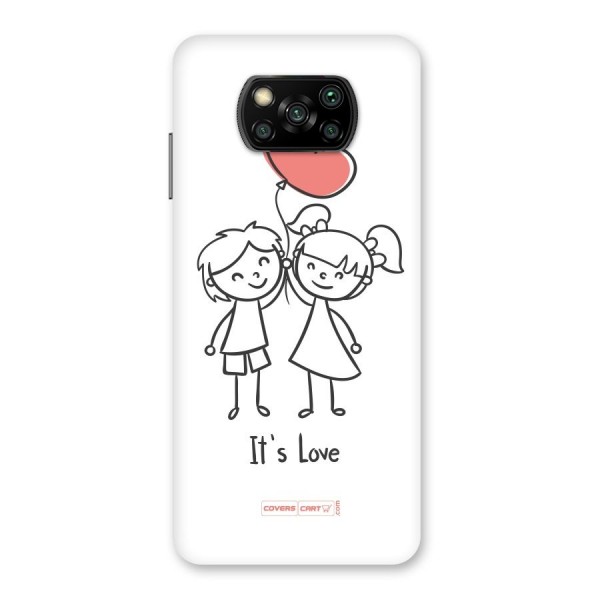 Its Love Back Case for Poco X3