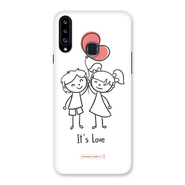 Its Love Back Case for Samsung Galaxy A20s