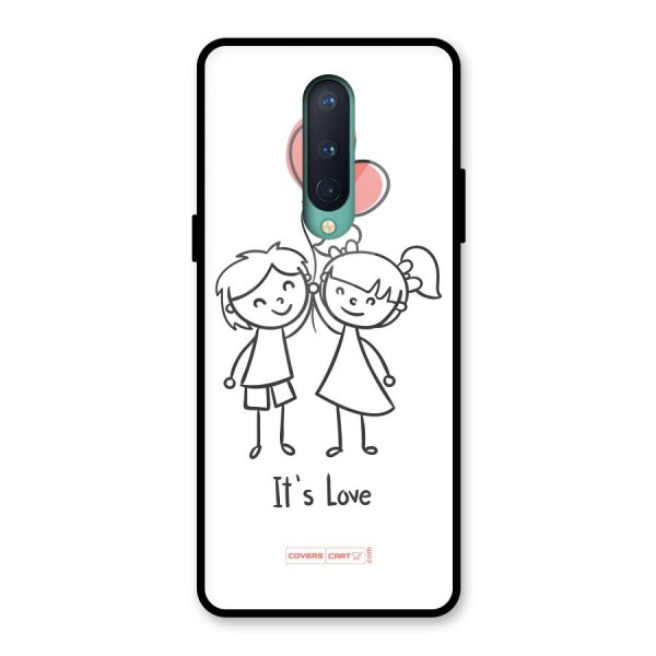 Its Love Glass Back Case for OnePlus 8