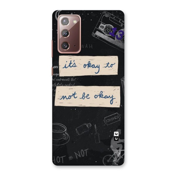 Its Okay Back Case for Galaxy Note 20