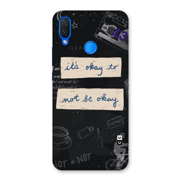 Its Okay Back Case for Huawei P Smart+