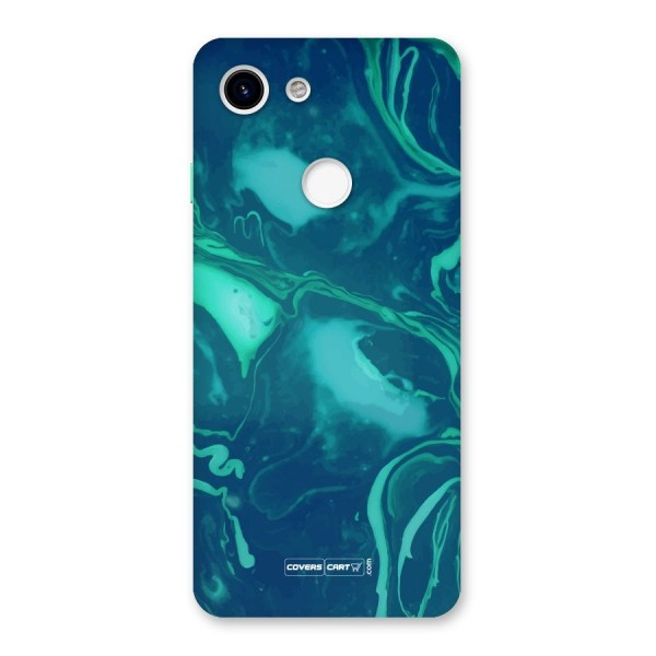Jazzy Green Marble Texture Back Case for Google Pixel 3