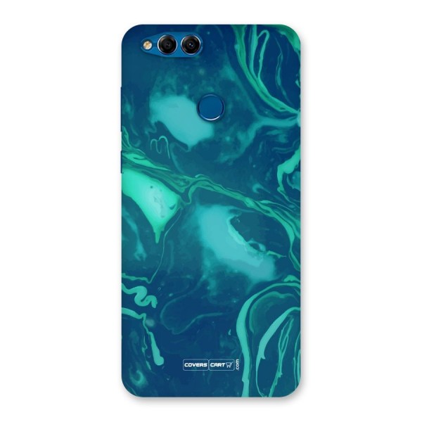 Jazzy Green Marble Texture Back Case for Honor 7X