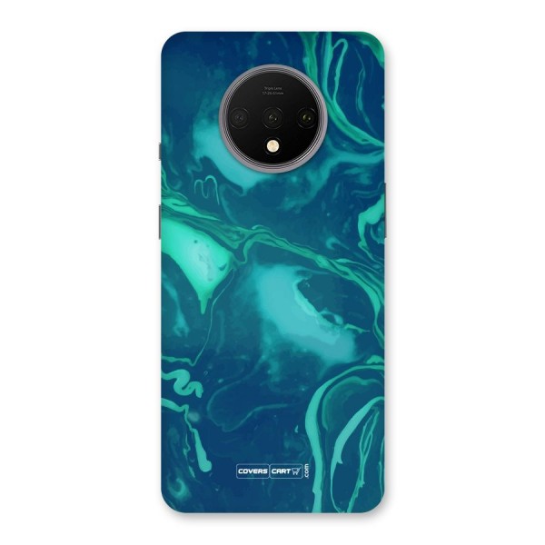 Jazzy Green Marble Texture Back Case for OnePlus 7T